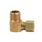 Thrifco Plumbing No. 69-C 1/4 Inch x 1/4 Inch Lead-Free Brass Compression MIP 90 El 4401098 - alternate 3